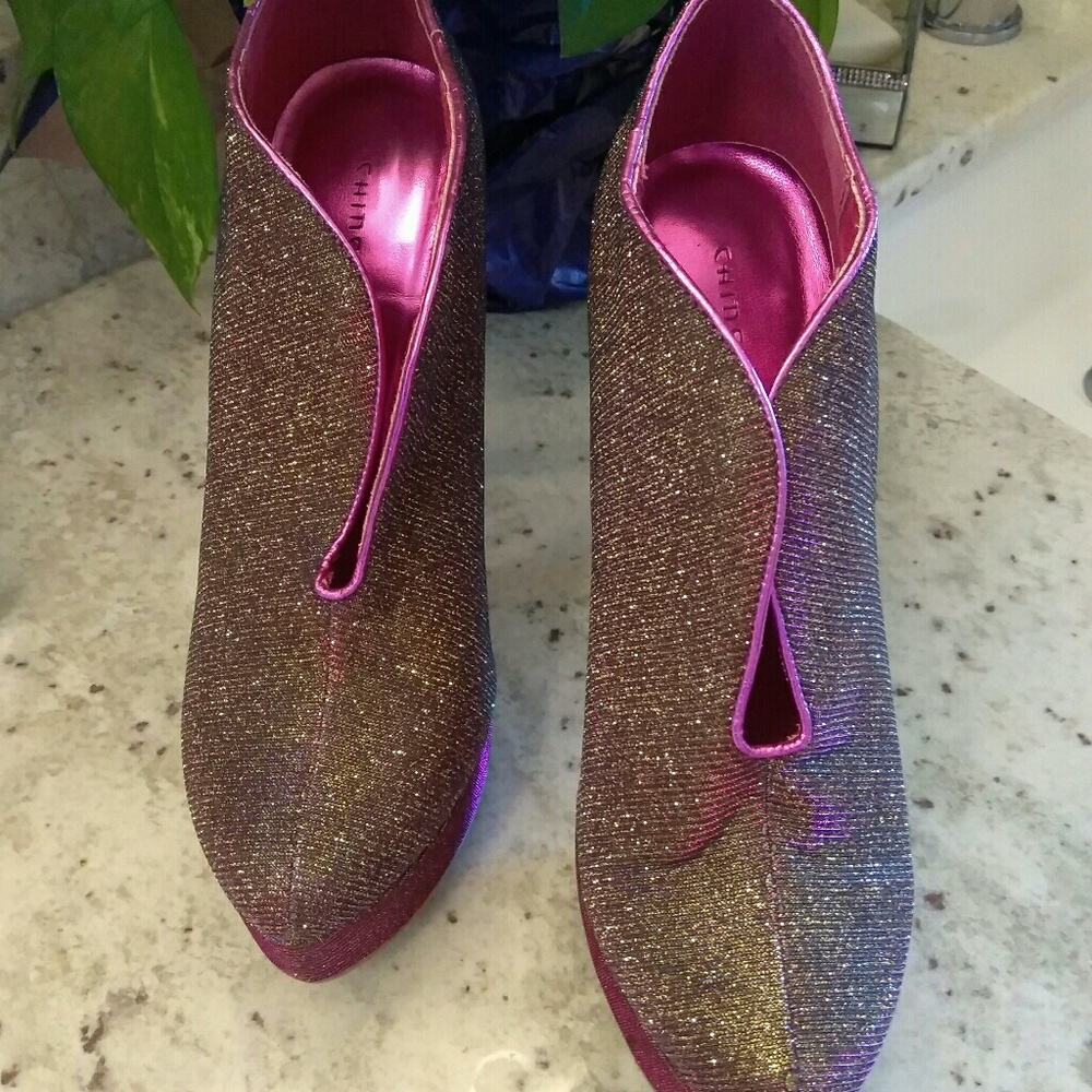 Authentic Chinese Laundry Multi Colored Booties - image 2